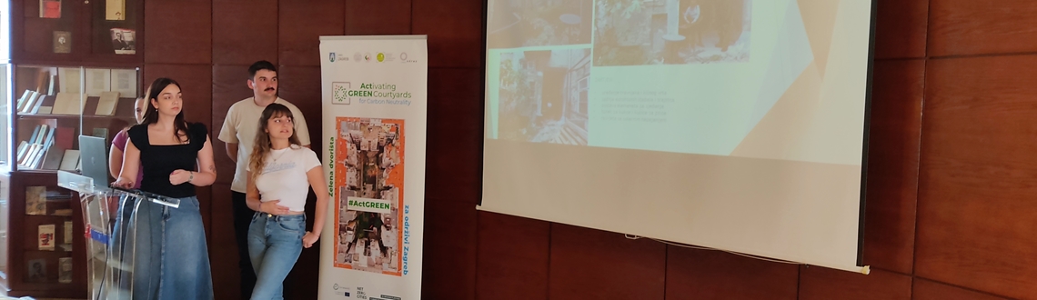Interactive workshops: landscape design solutions created for the greening of seven Zagreb courtyards  
